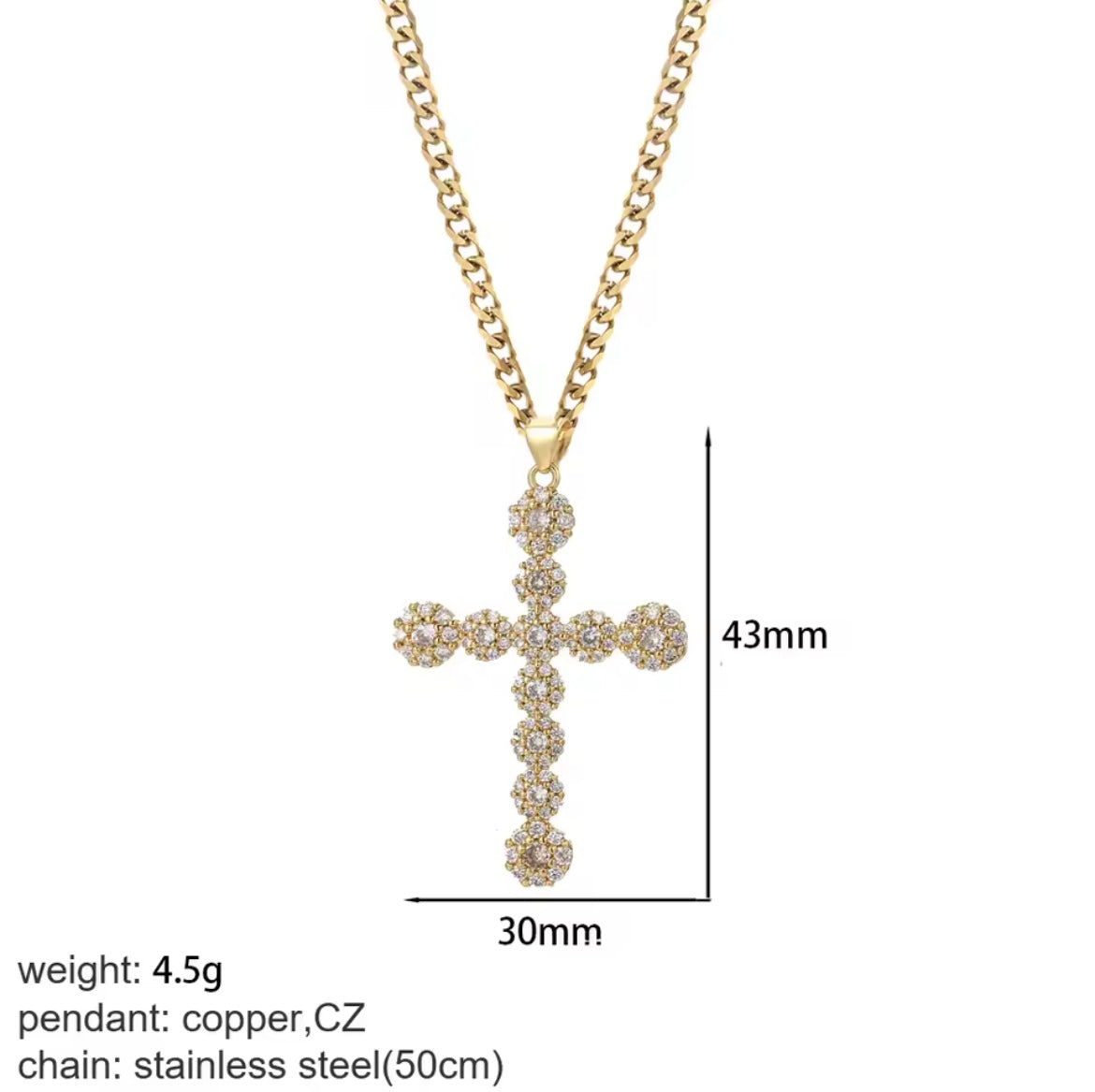 Merentier Divina Cross Pendant